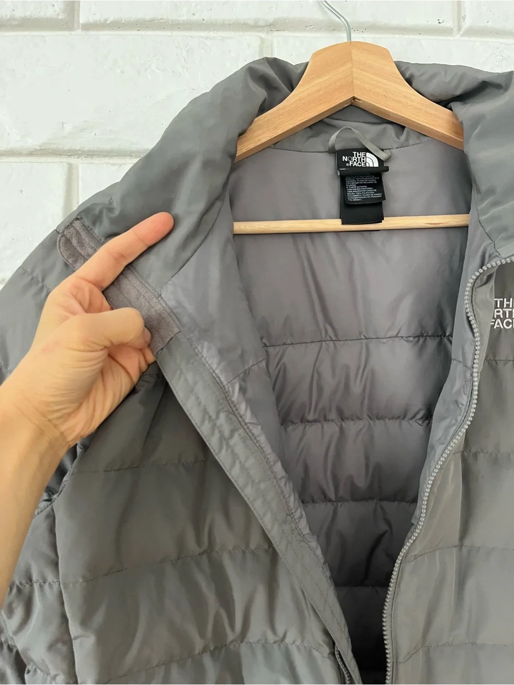 THE NORTH FACE Aconcagua 3 550 Down Jacket Dark Grey Men’s Small
